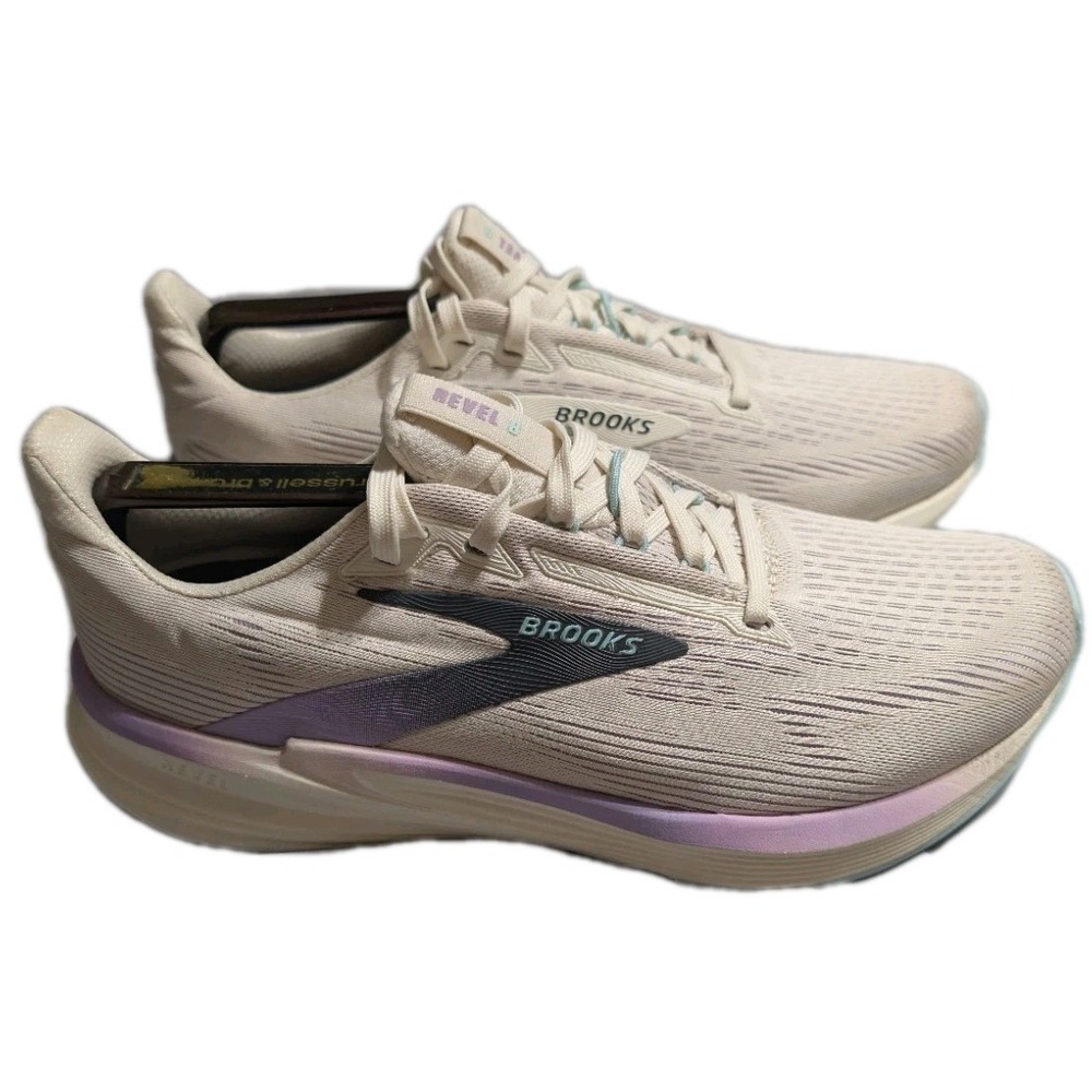 Brooks Revel 8 Women's Running Shoes White Lavender Blue Size 8.5 Sneakers - Picture 3 of 8